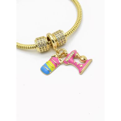 PULSERA / BRAZALETE EN RODIO CON MICROCIRCONES