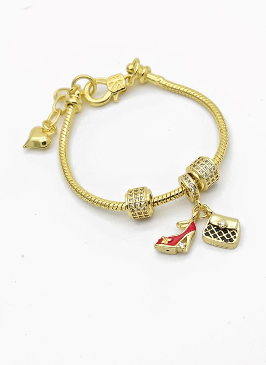PULSERA / BRAZALETE EN RODIO CON MICROCIRCONES