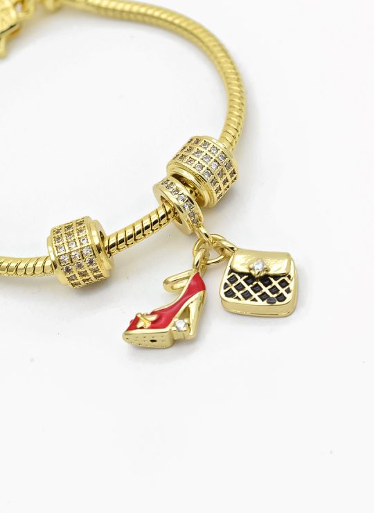 PULSERA / BRAZALETE EN RODIO CON MICROCIRCONES