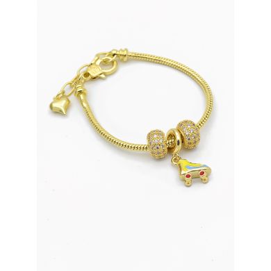 PULSERA / BRAZALETE EN RODIO CON MICROCIRCONES