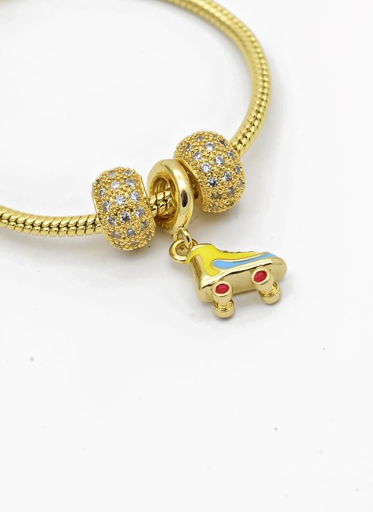 PULSERA / BRAZALETE EN RODIO CON MICROCIRCONES