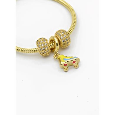 PULSERA / BRAZALETE EN RODIO CON MICROCIRCONES