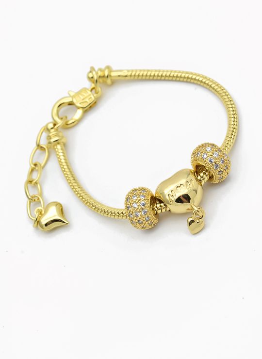 PULSERA / BRAZALETE EN RODIO CON MICROCIRCONES