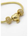 PULSERA / BRAZALETE EN RODIO CON MICROCIRCONES