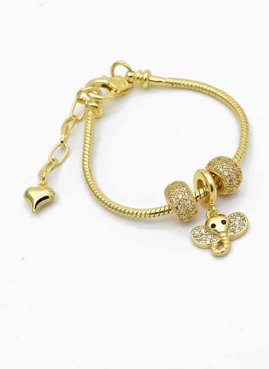 PULSERA / BRAZALETE EN RODIO CON MICROCIRCONES