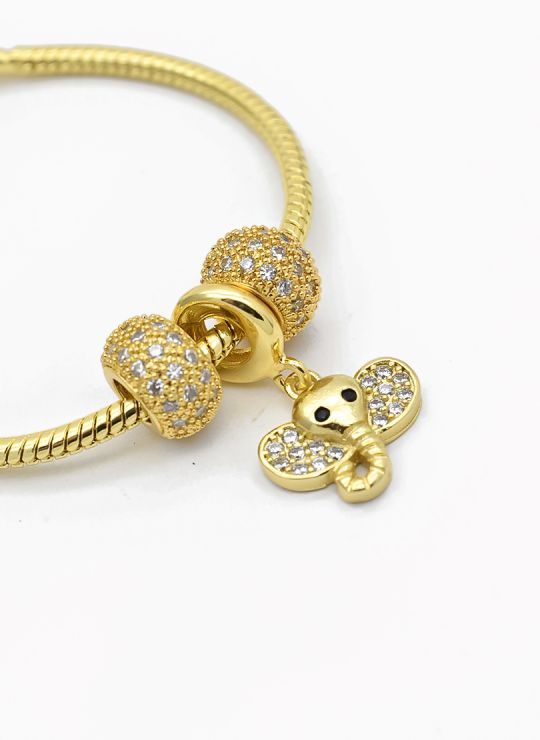 PULSERA / BRAZALETE EN RODIO CON MICROCIRCONES