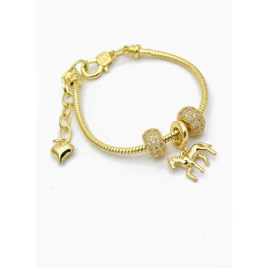 PULSERA / BRAZALETE EN RODIO CON MICROCIRCONES