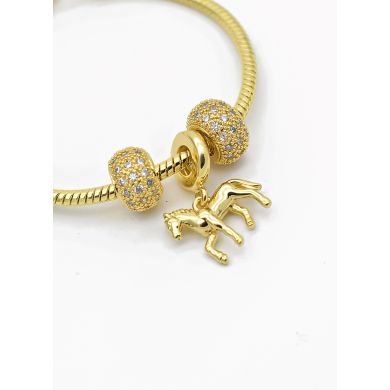 PULSERA / BRAZALETE EN RODIO CON MICROCIRCONES