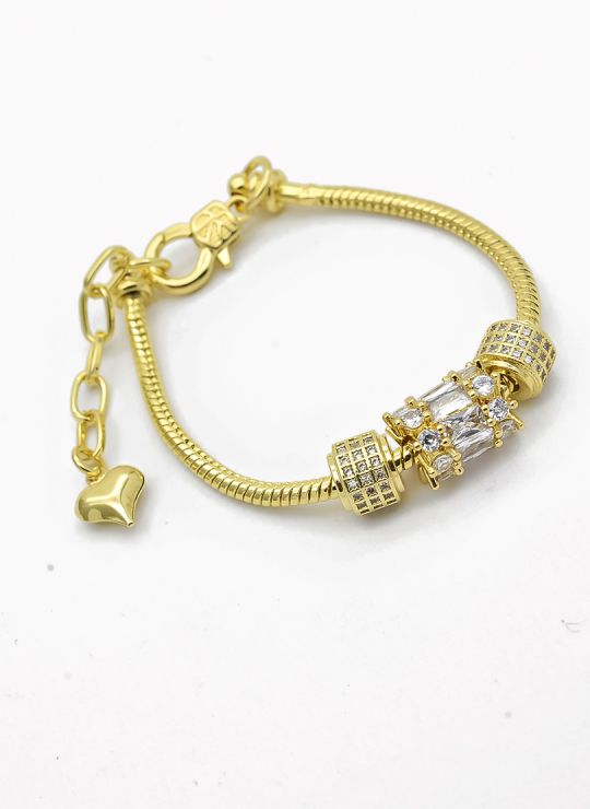 PULSERA / BRAZALETE EN RODIO CON MICROCIRCONES