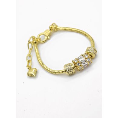 PULSERA / BRAZALETE EN RODIO CON MICROCIRCONES