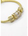 PULSERA / BRAZALETE EN RODIO CON MICROCIRCONES