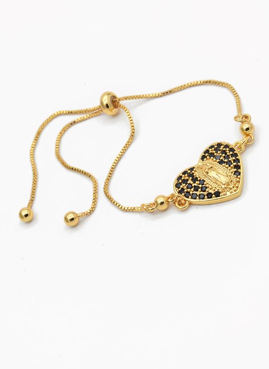 PULSERA / BRAZALETE EN RODIO CON MICROCIRCONES
