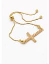 PULSERA / BRAZALETE EN RODIO CON MICROCIRCONES