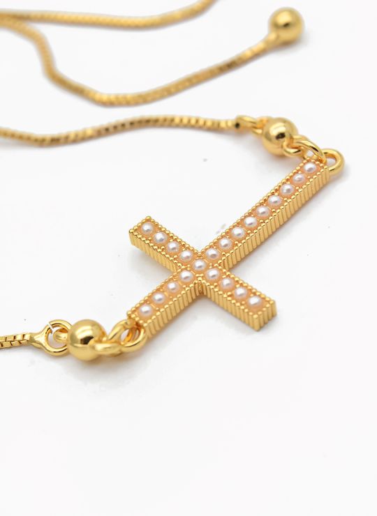 PULSERA / BRAZALETE EN RODIO CON MICROCIRCONES