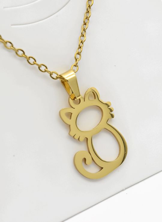 SET DE COLLAR, DIJE Y ARETES EN ACERO INOXIDABLE 316L