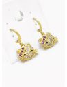 ARETES RODIO MARCA XUPING MICROCIRCONES /YSX