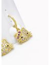 ARETES RODIO MARCA XUPING MICROCIRCONES /YSX