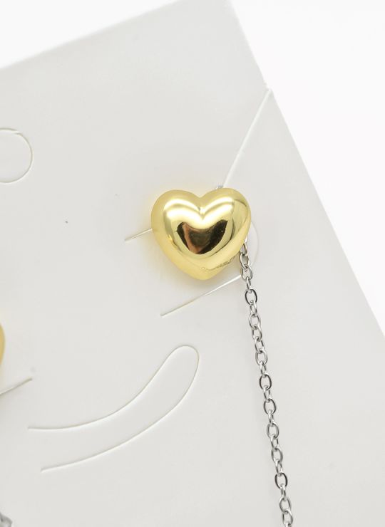 SET DE COLLAR Y DIJE EN RODIO CON MICROCIRCIONES/XUPING