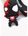 LLAVERO 3D CON HERRAJES / MOSQUETON/ METALICO GOMA