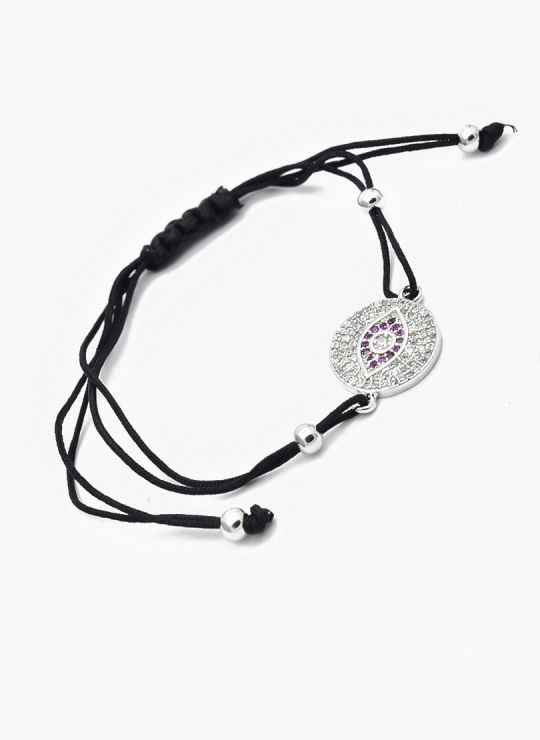PULSERA / BRAZALETE EN RODIO CON MICROCIRCONES