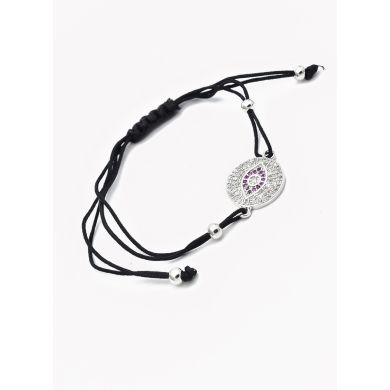 PULSERA / BRAZALETE EN RODIO CON MICROCIRCONES