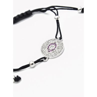 PULSERA / BRAZALETE EN RODIO CON MICROCIRCONES