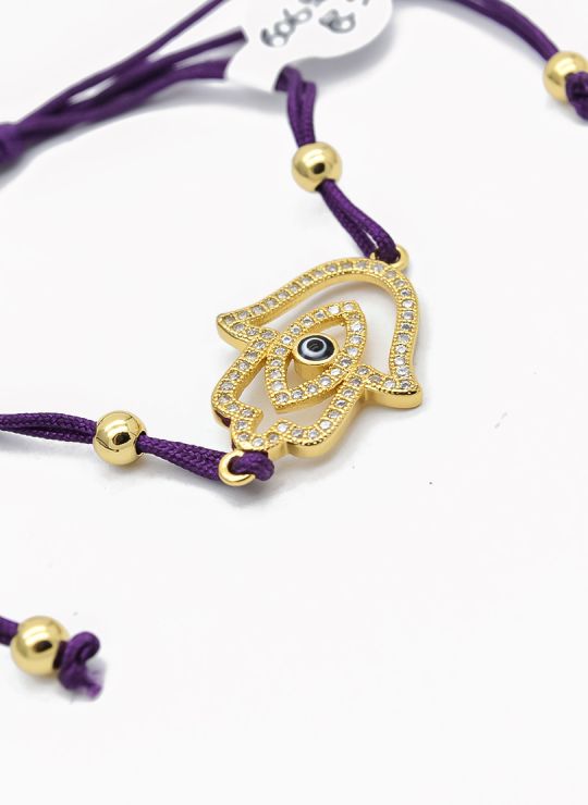 PULSERA / BRAZALETE EN RODIO CON MICROCIRCONES