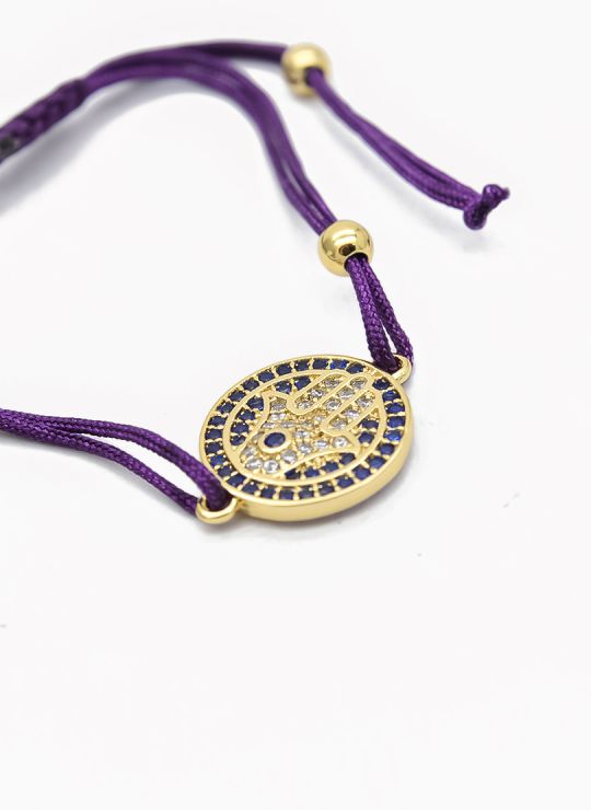 PULSERA / BRAZALETE EN RODIO CON MICROCIRCONES