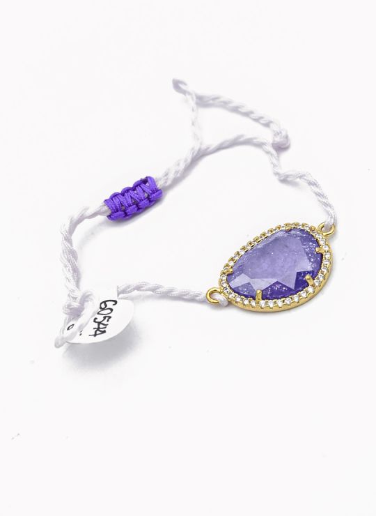 PULSERA / BRAZALETE EN RODIO CON MICROCIRCONES