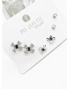 SET DE ARETES X 3 PARES RODIO XUPING /GARANTIZADO