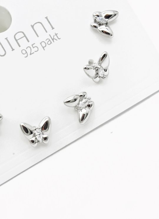 SET DE ARETES X 3 PARES RODIO XUPING /GARANTIZADO