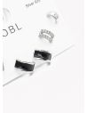 SET DE ARETES X 3 PARES RODIO XUPING /GARANTIZADO