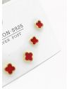 SET DE ARETES X 3 PARES RODIO XUPING /GARANTIZADO