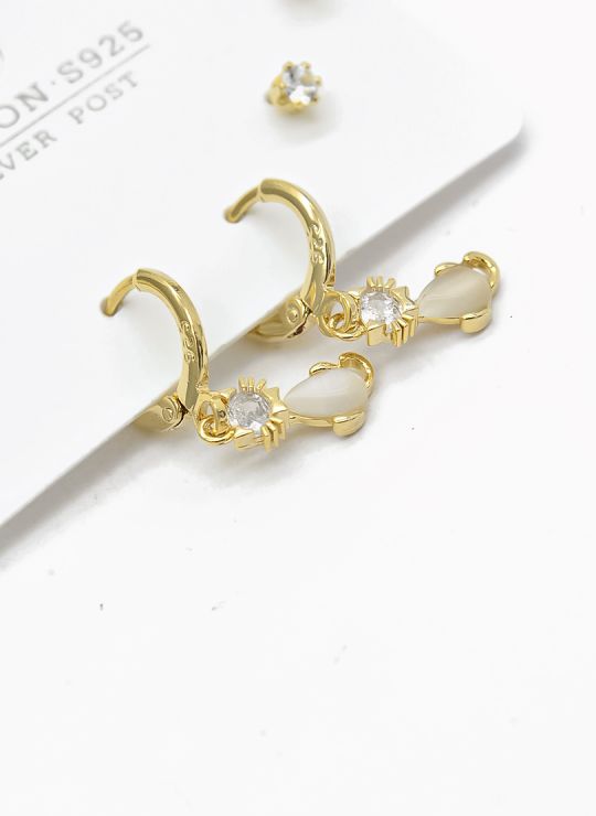 SET DE ARETES X 3 PARES RODIO XUPING /GARANTIZADO
