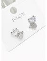 ARETES RODIO MARCA XUPING MICROCIRCONES /YSX