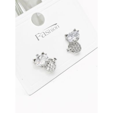 ARETES RODIO MARCA XUPING MICROCIRCONES /YSX