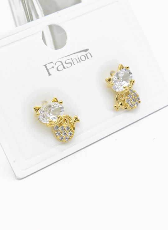 ARETES RODIO MARCA XUPING MICROCIRCONES /YSX