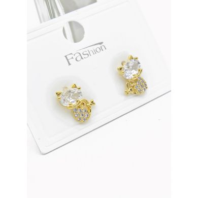 ARETES RODIO MARCA XUPING MICROCIRCONES /YSX
