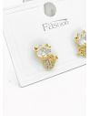 ARETES RODIO MARCA XUPING MICROCIRCONES /YSX