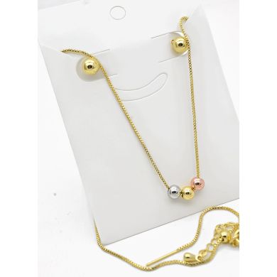 SET DE COLLAR Y DIJE EN RODIO CON MICROCIRCIONES/XUPING