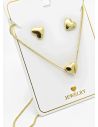 SET DE COLLAR Y DIJE EN RODIO CON MICROCIRCIONES/XUPING