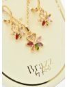 SET DE COLLAR Y DIJE EN RODIO CON MICROCIRCIONES