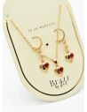 SET DE COLLAR Y DIJE EN RODIO CON MICROCIRCIONES