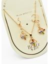SET DE COLLAR Y DIJE EN RODIO CON MICROCIRCIONES