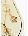 SET DE COLLAR Y DIJE EN RODIO CON MICROCIRCIONES