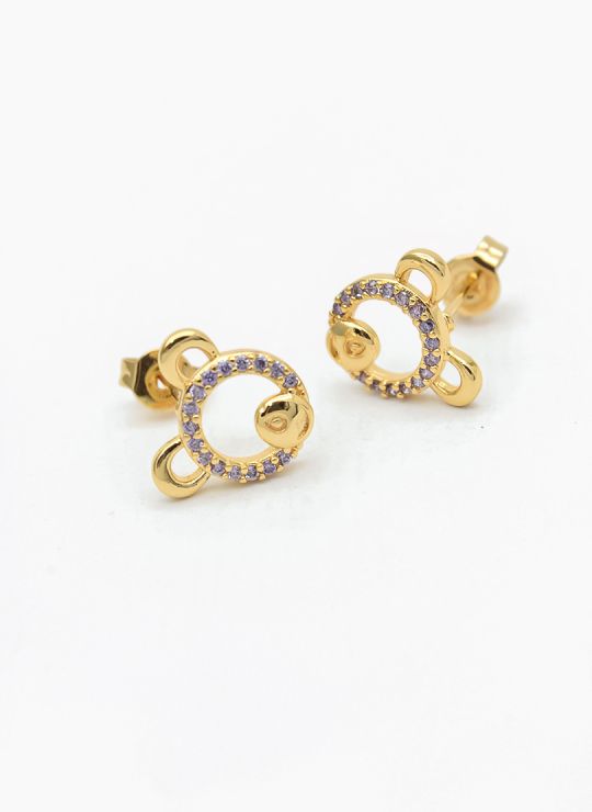ARETES RODIO MARCA XUPING MICROCIRCONES /YSX