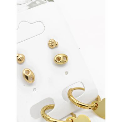 SET DE ARETES X 3 PARES RODIO XUPING /GARANTIZADO