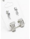 SET DE ARETES X 3 PARES RODIO XUPING /GARANTIZADO