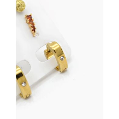 SET DE ARETES X 3 PARES RODIO XUPING /GARANTIZADO