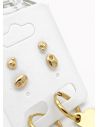 SET DE ARETES X 3 PARES RODIO XUPING /GARANTIZADO